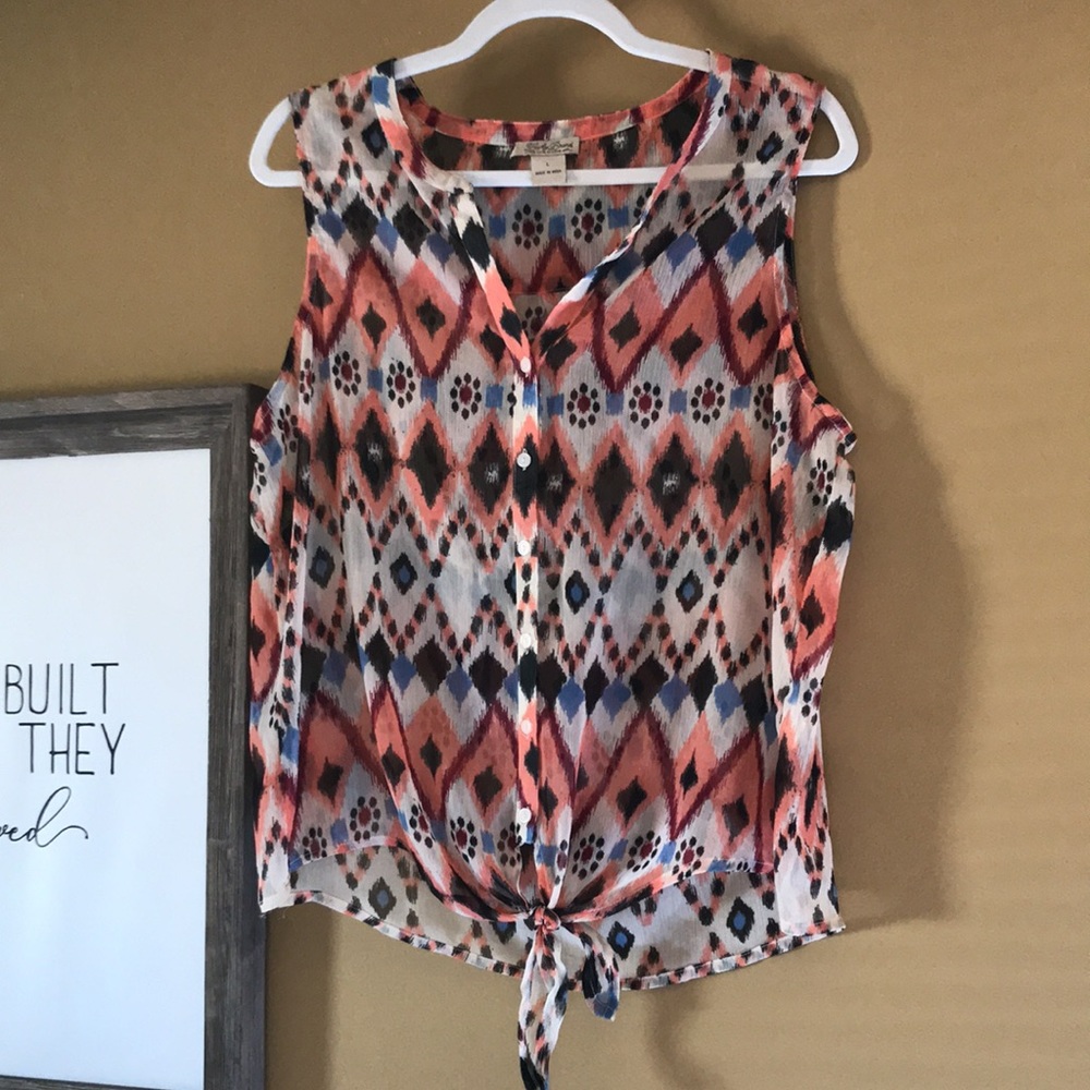 Lucky Brand sleeveless blouse